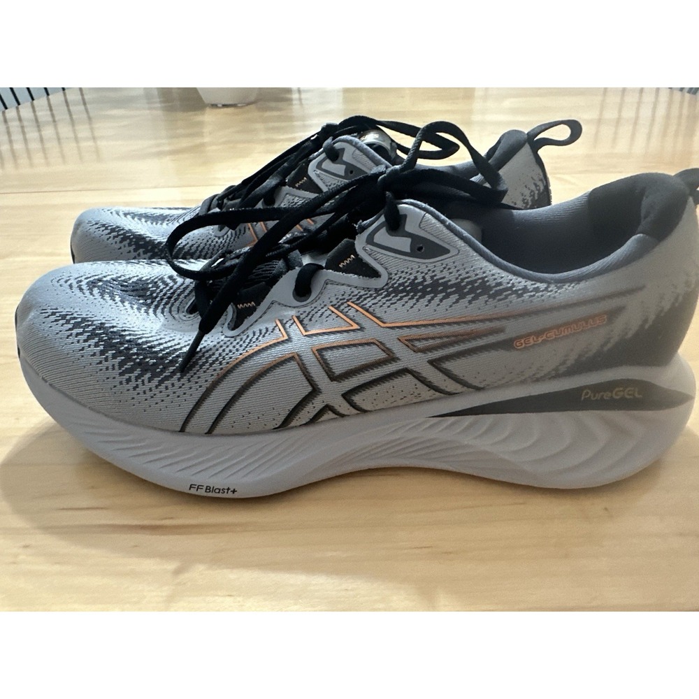 ASICS Mens 13 Gel-Cumulus 25 Running Shoes Sheet Rock Sun Peach 1011B621